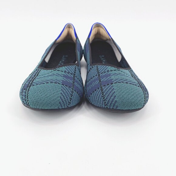 Rothy's The Flat in Pine Plaid - Picture 4 of 11